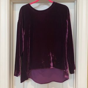 Eileen Fisher wine colored tunic top. Women’s M